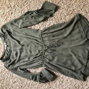 army green romper